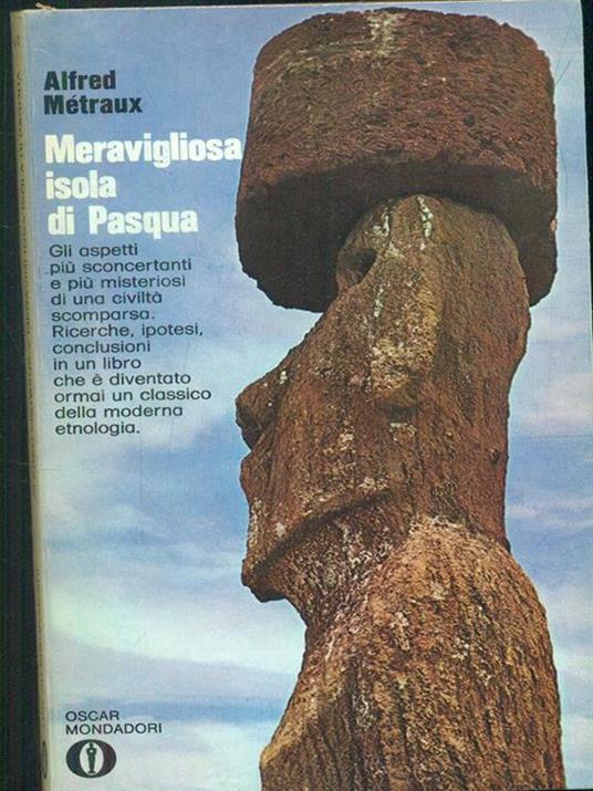 Meravigliosa isola di Pasqua- - Alfred Métraux - copertina