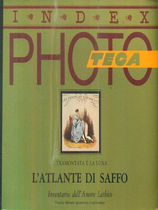 Index Phototeca. L'atlante di saffo - copertina