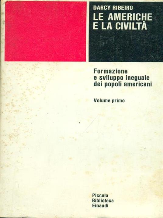 Le Americhe e la civiltà - Orlando Ribeiro - copertina