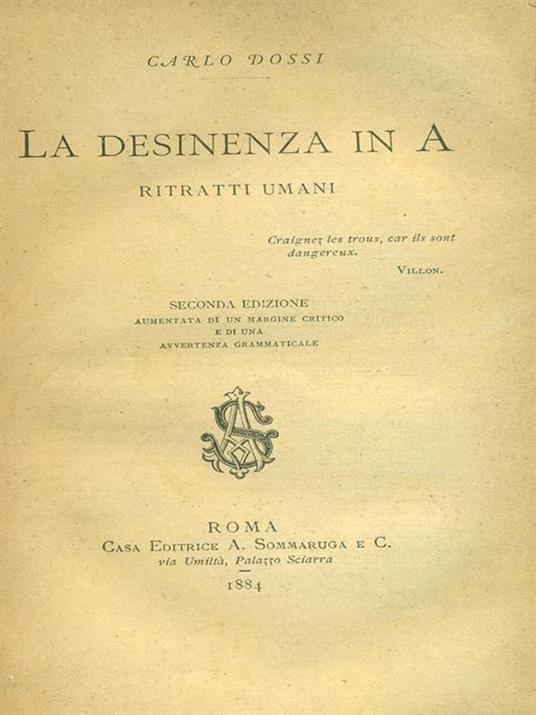 La desinenza in A - Carlo Dossi - 4