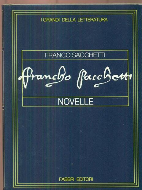 Novelle - Franco Sacchetti - 7