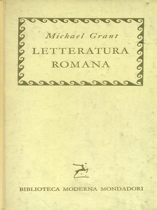 Letteratura romana - Michael Grant - copertina