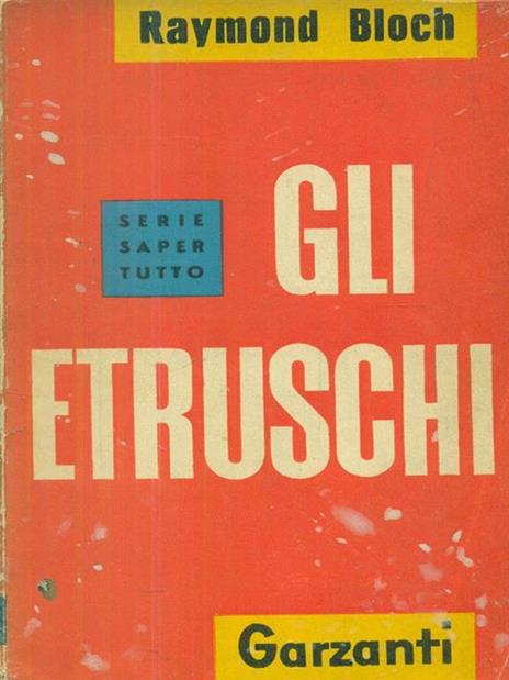 Gli etruschi - Raymond Bloch - copertina