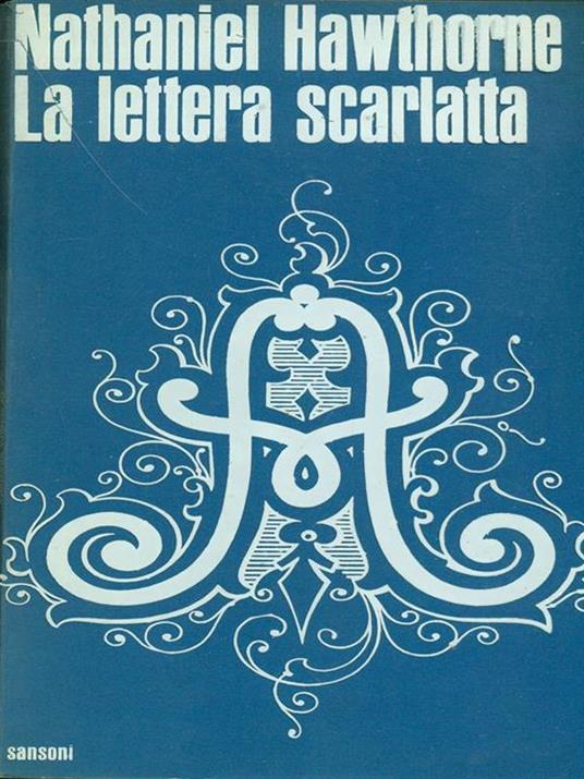La  lettera scarlatta - Nathaniel Hawthorne - copertina