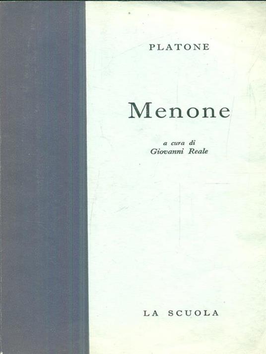 Menone - Platone - 2