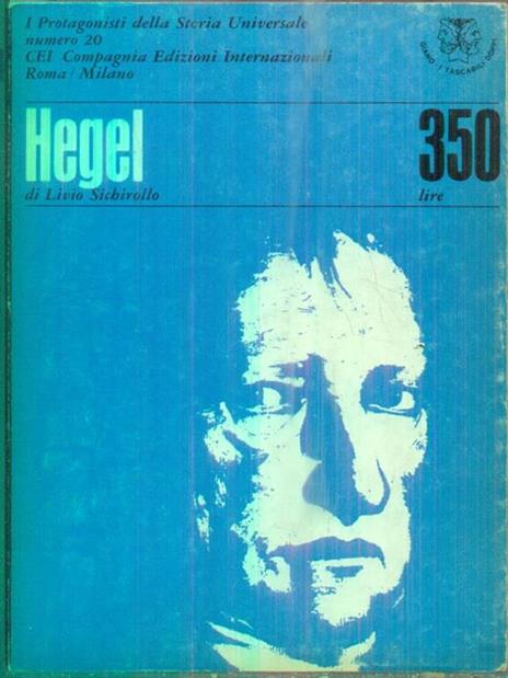 Rousseau Hegel - Livio Sichirollo - copertina