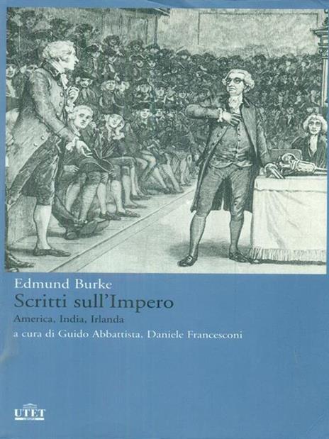 Scritti sull'impero - Edmund Burke - copertina