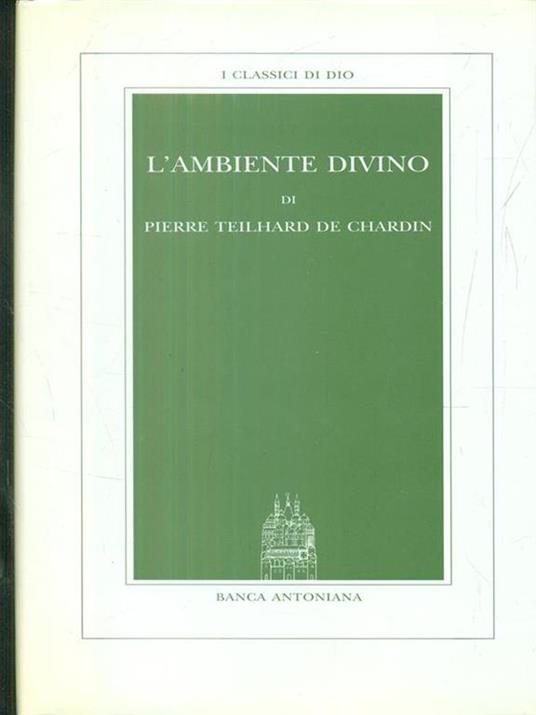 L' ambiente divino - Pierre Teilhard de Chardin - copertina