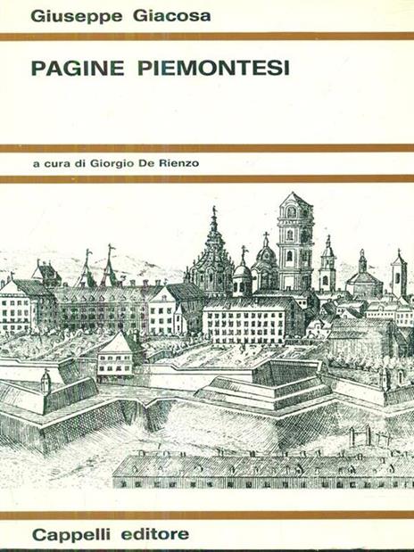 Pagine piemontesi - Giuseppe Giacosa - copertina