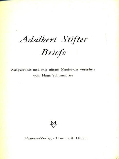 Briefe - Adalbert Stifter - 2