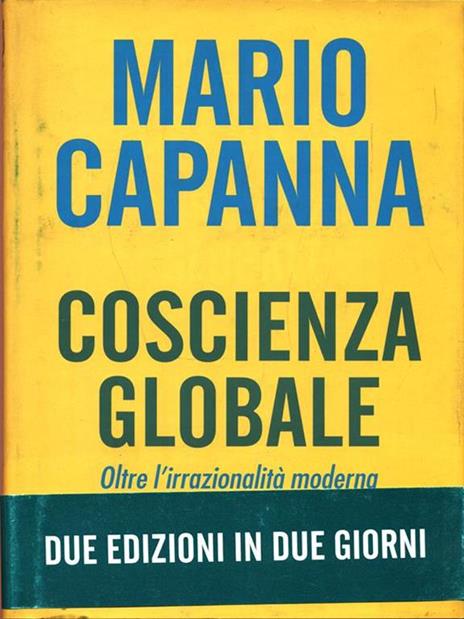 Coscienza globale. Oltre l'irrazionalità moderna - Mario Capanna - copertina