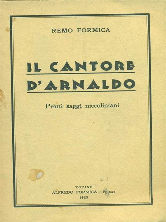 Il cantore d'Arnaldo - Remo Formica - 10