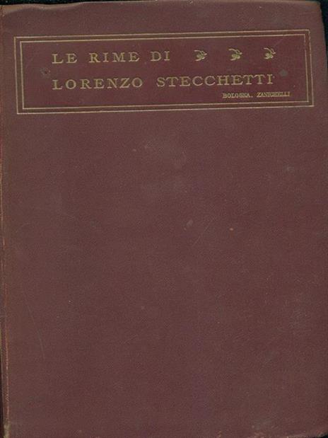 Le rime - Lorenzo Stecchetti - 6