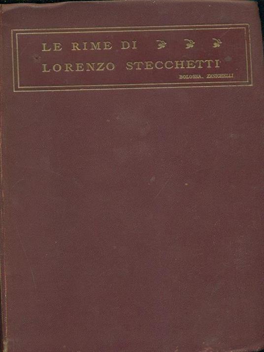 Le rime - Lorenzo Stecchetti - 9