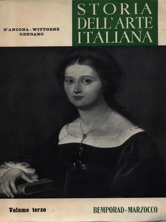 Storia dell'arte italiana volume terzo. Tavole - copertina