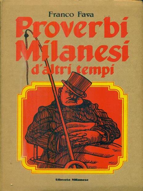 Proverbi milanesi d'altri tempi - Franco Fava - copertina