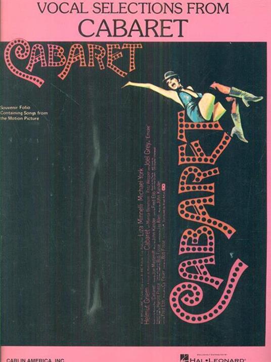 vocal selections from cabaret - copertina