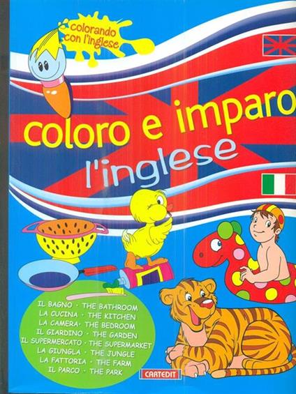 Coloro e imparo l'inglese - copertina