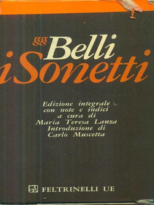 I sonetti. 4. Vol - Gioachino Belli - copertina