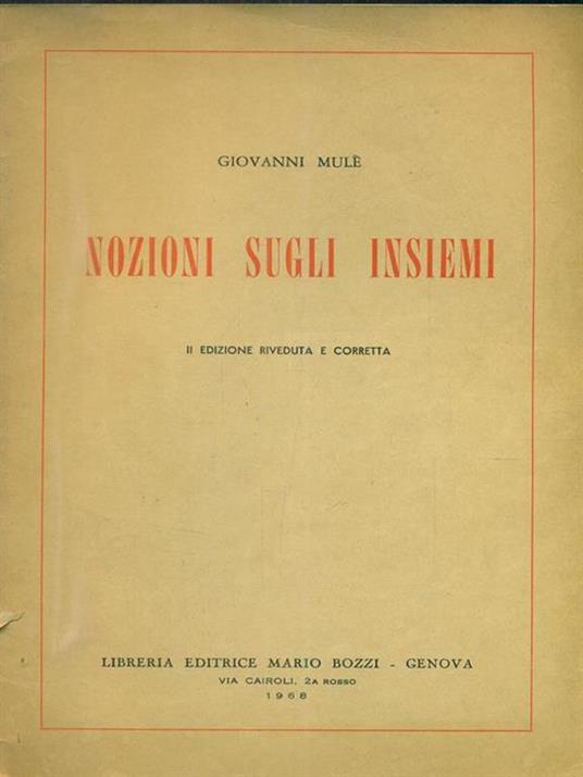 Nozioni sugli insiemi - 9