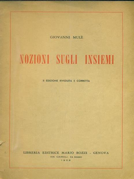 Nozioni sugli insiemi - 6