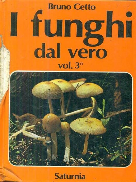 I funghi dal VERO. Vol. 3 - Bruno Cetto - copertina
