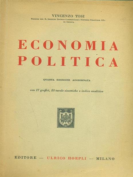 Economia politica - Vincenzo Tosi - 3