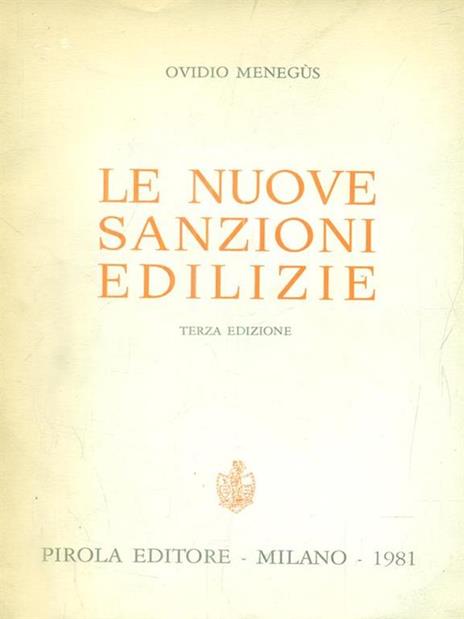 Le nuove sanzioni edilizie - Ovidio Menegus - 5