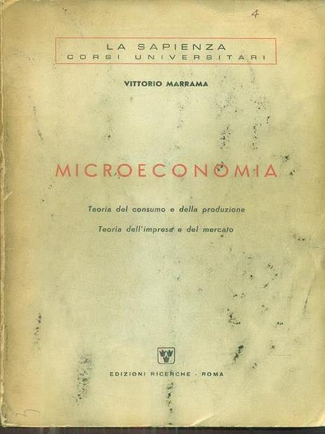 Microeconomia - Vittorio Marrama - 2