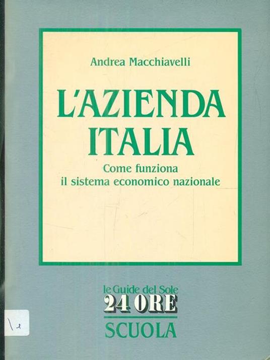 L' azienda Italia - Andrea Macchiavelli - copertina