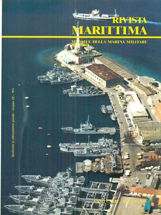 rivista marittima 7 / luglio 1991 - copertina