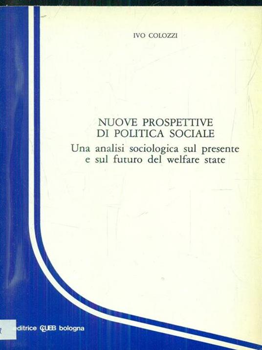 Nuove prospettive di politica sociale - copertina