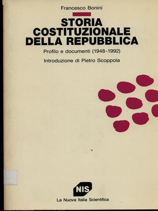 Storia costituzionale della Repubblica - 8