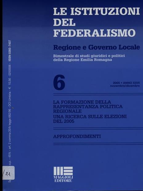 Le istituzioni del federalismo n. 6/novembre-dicembre 2005 - 8