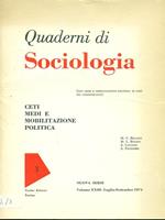 Quaderni di sociologia n. 3 vol.XXIII. 1974