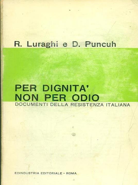Per dignità non per odio - Luraghi,Puncuh - 10