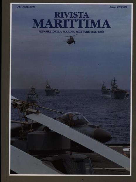 Rivista Marittima ottobre 2006 anno CXXXIX - copertina
