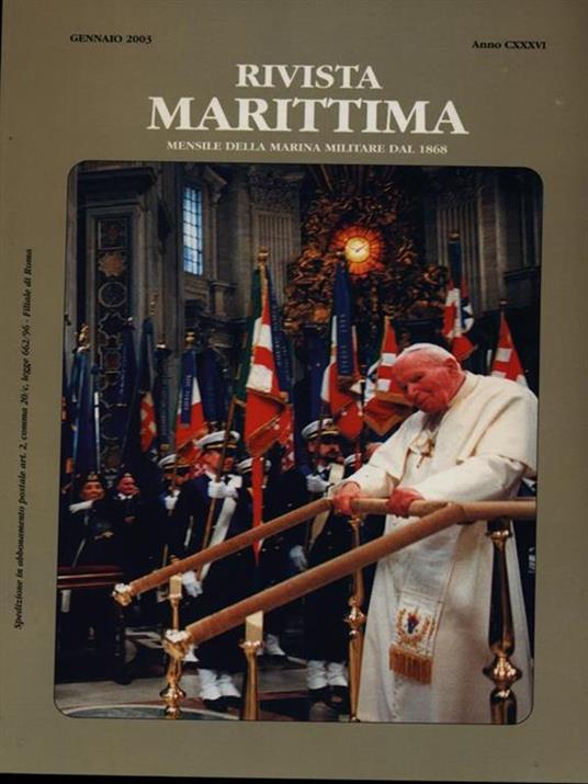 Rivista Marittima gennaio 2003 Anno CXXXVI - copertina