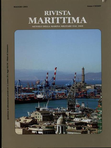 Rivista Marittima maggio 2001 anno CXXXIV - copertina