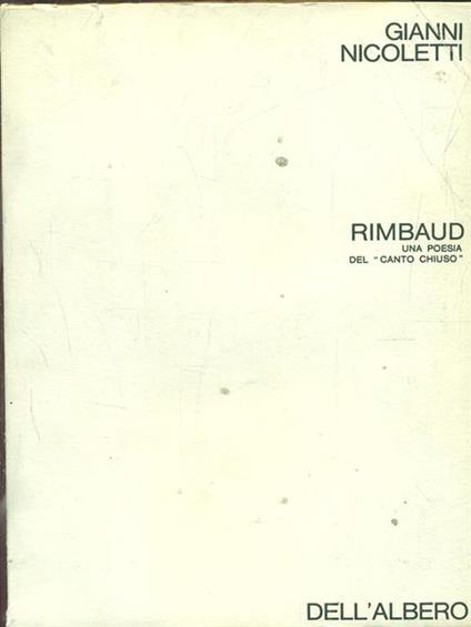 Rimbaud - Gianni Nicoletti - copertina