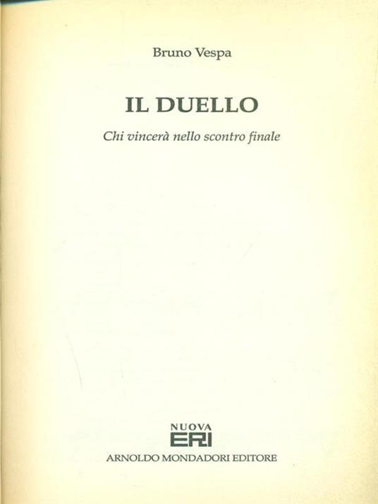 Il Duello - Bruno Vespa - 2