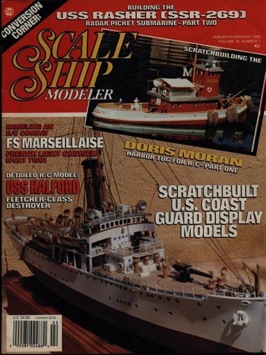 Scale Ship Modeler vol 18 n 1 / january-february 1995 - copertina