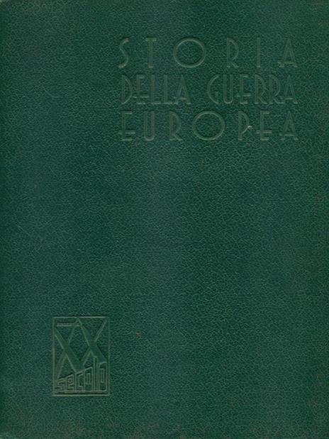 Storia della guerra Europea I - Antonio Vivaldi - copertina