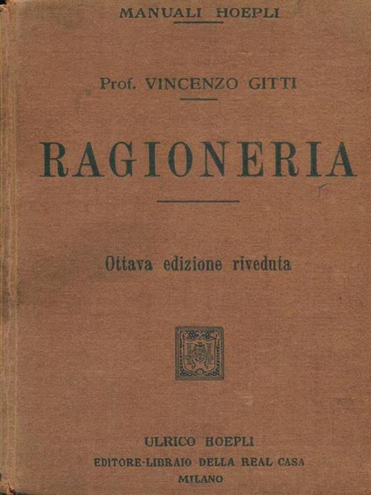 Ragioneria - Vincenzo Gitti - copertina