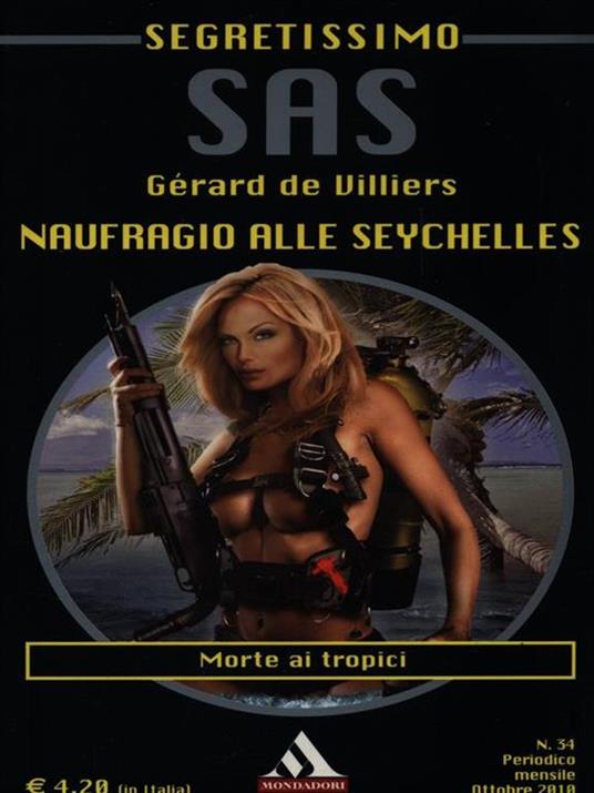 Naufragio alle Seychelles - Gérard de Villiers - copertina