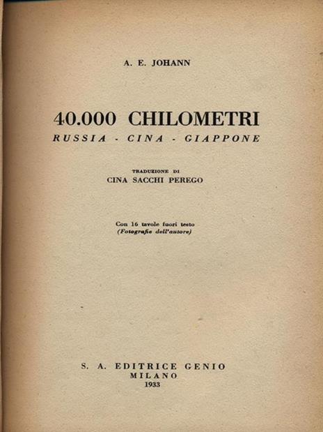 40.000 chilometri - A.E. Johann - 5