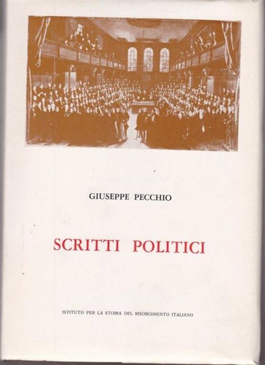 Scritti Politici - Giuseppe Pecchio - copertina