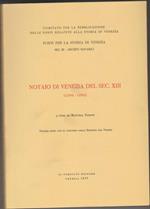 Notaio di Venezia del secolo XIII (1290-1292)