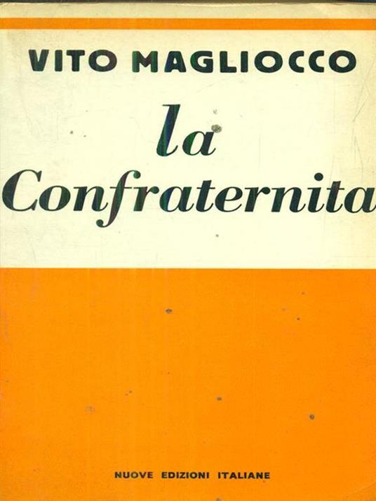 La confraternita - Vito Magliocco - copertina