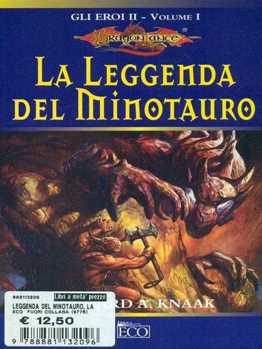 La leggenda del minotauro - Richard A. Knaak - copertina